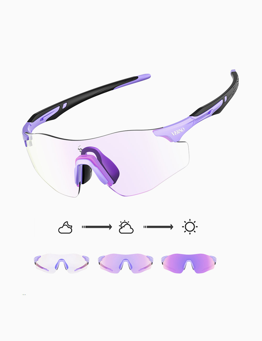 Violet Wave Glasses