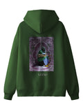 Emerald Wave Oversized Hoodie