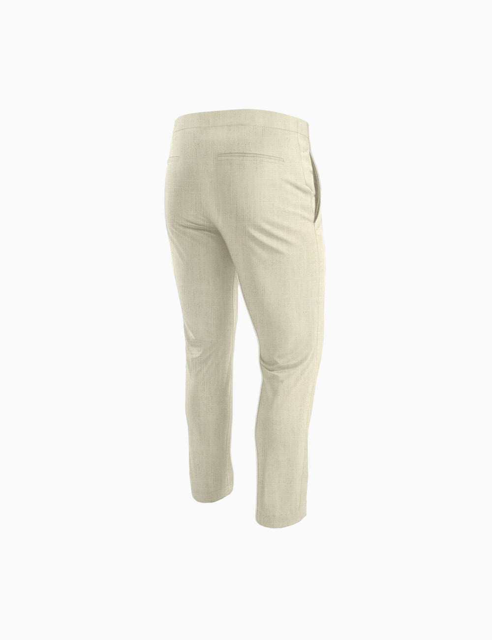 Beige Linen Pants