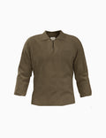 OverSized  Olive Brown Linen Shirt